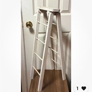 Wooden Ladder  ~ Wooden Stairs ~ Decoration ~ White ~ Handmade